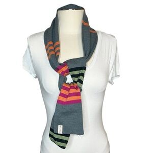 Smartwool stiped long multicolor unisex scarf